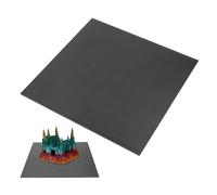Oumefar Placa de Construcción de Vidrio de Impresora 3D, Plataforma de Impresión de Adhesión Micro Porosa de Alto Rendimiento para Ender 5 Más 377x370x4mm