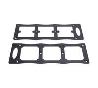 Oumefar Plantilla de Apertura de Orificios de Enchufe Diseño Eficiente de 3 Orificios para Carpintería y Trabajos Eléctricos, Plantilla de Caja de Enchufes de Interruptor de Acero Al Carbono para