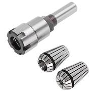 Oumefar Portabrocas, Fresa, Varilla de Extensión, Herramienta CNC de Acero de Alta Velocidad para Máquina Cortadora, Fresadora Eléctrica de Madera (juego de 3 piezas)