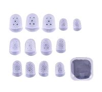 Oumefar Púas para Dedos de Guitarra Xxl Púas para Dedos 10 × 8 × 4 Protectores de Punta de Dedo de Gel de Sílice para Dedos Y Púas para Guitarra Juego de Herramientas de Práctica