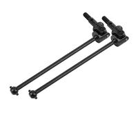 Oumefar RC Car Drive Shaft, 4.4in RC Metal Universal Joint Shaft RC Car Piezas de Repuesto para HSP 1/10 RC Car 94111 94108 (Negro)