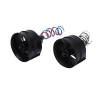 Oumefar RC Ducted Fan Unidad de Ventilador con Conductos de 30 Mm Juego de Hélices Estable y Fuerte Conducto RC para Aviones con Conductos Eléctricos