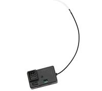 Oumefar Receptor de Coche RC, Receptor de 4 Canales Negro Receptor de 4 Canales para 144010 para 124016 124017, 144010 RC Car