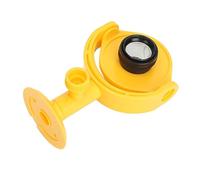 Oumefar Reflector de Prisma de Estación Total, Prisma único de Vidrio óptico de Alta Precisión para Herramienta de Topografía de Carreteras de Túneles, Material ABS