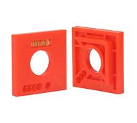 Oumefar Regla Compensada de Marcas de Recorte, Herramienta de Corte Duradera y Resistente Al Desgaste para Ventanas y Puertas, Material ABS, Juego de 2, Medición Lineal