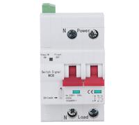 Oumefar Rompedor de Circuitos en Miniatura 2P Control Pasivo Smart Active 230V PC Retardante para las Fábricas y Uso Comercial (100A)
