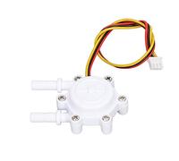 Oumefar Sensor de Medidor de Flujo de Agua, Interruptor Contador de Flujo de Alta Precisión para Elaboración Casera, Conector de Púas de 1,2mm de Diámetro Pom