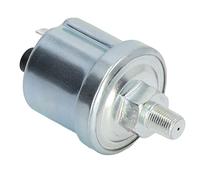 Oumefar Sensor de Presión de Aceite de Alta Precisión 0-10bar para Sensor de Presión de Aceite de Generador Estable 1/8 NPT (Cabezal único con acabado brillante)