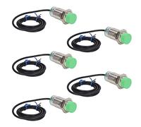 Oumefar Sensor de Proximidad Inductivo de 5 Piezas, Interruptor de Acercamiento No Integrado Duradero para Uso Industrial AC90-250V