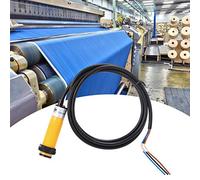 Oumefar Sensor Fotoeléctrico BERM E3F-DS10C4: Detección de Metales Sensibles para Máquinas Herramienta, DC NPN NO Sensor de Proximidad de 10 Cm para Garajes