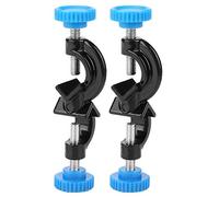 Oumefar Soporte de Abrazadera Cruzada de Laboratorio, Soporte de Laboratorio, Clip de Garra, Abrazadera de Plástico Metálico para Equipos de Experimentos de Química, 2 uds.