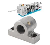 Oumefar Soporte de Montaje de Tornillo de Avance para Mini Torno Soporte de Montaje Izquierdo de de Tornillo de Avance para Torno con Tratamiento a Prueba de Herru
