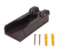 Oumefar Soporte de Pared para Base de Aspiradora V11 V15, Pieza de Repuesto 970011-01 970011-02 con 2 Interfaces de Almacenamiento, Plástico ABS, Montaje en Pared