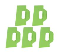 Oumefar Spatula de Masilla de Plástico Set Raspador de Pintura Flexible para Pintura de Parches de Paneles de Yeso de Paneles de Yeso de 10 Pulgadas 5 Piezas de Alta Flexibilidad No Es