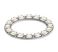 Oumefar Tablero de Anillo LED RGB de 16 Bits SK6812 32 Colores y Lámpara de Anillo Blanca Fluorescente para Microcontrolador en Tiempo Real Iluminación Decorativa Interior 1 Paquete