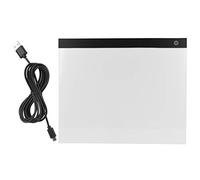 Oumefar Tablero de luz de seguimiento Caja de luz LED Tablero de luz Tablero de copia Tablero de dibujo A3 Tablero de luz de pintura de diamante con 2m USB para dibujar artistas Lightbox