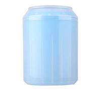 Oumefar - Taza de limpieza de patas de perro extraíble con cerdas de silicona flexible (azul)