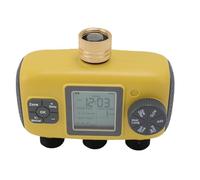 Oumefar Temporizador de Riego Inteligente de 3 Salidas con Función de Retardo de Lluvia para Riego de Invernaderos de Césped y Jardín, Controlador Impermeable IP55 para Jardín Aplicable, Material ABS