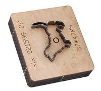 Oumefar Troquel de Corte de Metal de Cuero Duradero con Forma de Perro Golden Retriever, Molde de Corte para Accesorios de Manualidades, Regalo Ideal para Entusiastas del Bricolaje, Acero de