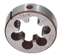 Oumefar Troquel de Tubo, Troquel de Rosca Cilíndrico Redondo de Acero de Aleación de Alta Precisión para Herramientas Manuales de Roscado G3/4