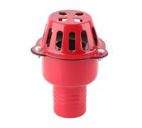 Oumefar Válvula de Retención de Bomba de 2 Pulgadas, Válvula de Retención Inferior Modelo Universal a Prueba de Desgaste de Aleación de Aluminio para Filtro de Bomba de Motor Diésel de