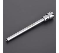 Oumefar Varilla de Extensión del Soporte del Portabrocas de Vástago Recto ER11M-100L para Procesamiento de Orificios Profundos y Fuerza de Sujeción de Alta rigidez; Material de Cromo-molibdeno para