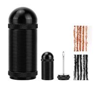 Oumers Kit de Reparación de Neumáticos de Bicicleta sin Cámara,Kit de Pinchazos de Neumáticos de Bicicleta Herramienta de Reparación de Tapones de Neumáticos sin Cámara con Tiras de Tocino de 10 Uds