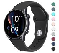 Oumida Correa Compatible con Amazfit GTR 47mm / GTR 2 / GTR 2e / GTR 3 / GTR3 Pro/GTR 4 / Stratos 3 / Stratos 2, 22mm Correa de Reloj de Repuesto Deportivo de Pulseras de Silicona