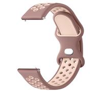Oumida Correa Compatible con Xiaomi Redmi Watch 5 Active/Redmi Watch 5 Lite, Correas de Silicona Suave, Pulseras de Repuesto Deportiva Transpirable para Mujer y Hombre (Humo Violeta/Rosa)