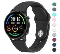 Oumida Correa Compatible con Xiaomi Watch S1, Pulseras de Repuesto de Silicona Classic Sport Band de 22mm, Negro