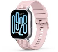 Oumida Correa Deportiva de Silicona Rosa, Compatible con Xiaomi Redmi Watch 5 Active/Lite, Diseño Nato Moderno, Resistente al Agua y Sudor, Cierre de Liberación Rápida, Tamaño Ajustable 130mm a 205mm