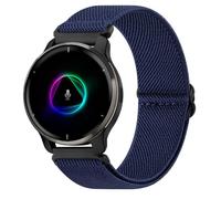 Oumida Correa para Garmin Venu 2 Plus/Venu Sq/Venu Sq 2 Music para mujer y hombre, 20 mm, correa de nailon elástica, ajustable, deportiva, correa de repuesto para Garmin Venu Sq 2, azul profundo