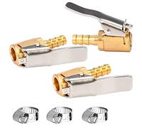oumuik 3 pièces Voiture Valve Levier Plug 1/4 pouces mandrin d'air en laiton gonflage Des pneus Mamelon Valve Fixation Couple Plug Levier Plug Voiture