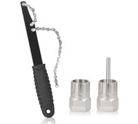 oumuik Juego de extractor de piñones y cassette, extractor de cadenas, extractor de casetes, extractor de casetes, extractor de anillos de tornillo, herramienta universal para quitar casetes de