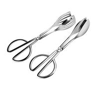 Oumuik pinzas cocina profesional,acero inoxidable,pinzas comidapara Barbacoa y Cocina 2 Piezas