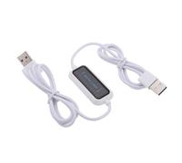 Ounfhtrttk 1 Unidad Cable de Transferencia de Datos USB de PC A PC, Cable Puente LED para Conexión Directa A la Red y Transferencia Rápida de Datos Entre Dos Computadoras.