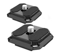 Ounfhtrttk 2 Placas de Liberación Rápida Cuadradas Tipo Arca de 38 Mm, Base Universal para Microcámara Individual.