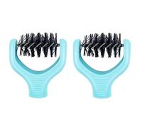 Ounfhtrttk 2 Puntas de Cepillo de Repuesto Azules para Herramienta de Limpieza de Troqueles: Limpie Fácilmente Pequeños Trozos de Papel de los Troqueles Grabados