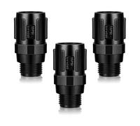 Ounfhtrttk 3 Reguladores de Presión para Riego por, Rosca Hembra de 3/4 Pulgada X Rosca Macho de 3/4 Pulgada para Riego por, 15 PSI.
