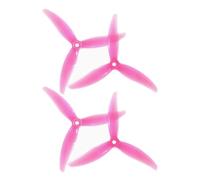 Ounfhtrttk 4 Piezas MCK 3-Blade PC Propeller 5.1 Pulgadas 2CW + 2CCW Drone Propeller para FPV Freestyle Juicy Sbang Drones DIY Piezas Rosa