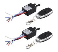 Ounfhtrttk 433Mhz Interruptor de Control Remoto Inalámbrico Universal DC 12V 24V 1CH Módulo Receptor de Relé con Transmisor Remoto de 1 Canal