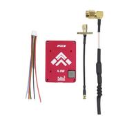 Ounfhtrttk 5,8G 4W VTX 64CH 2500MmW FPV Transmisor de Vídeo PAL/NTSC para FPV de Alcance Racing Drone