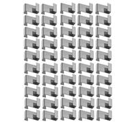 Ounfhtrttk 50 Pcs Abrazaderas de Vidrio para Invernadero Clips en Forma de Z Reemplazo de Fijación Herramientas para Invernadero