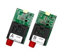 Ounfhtrttk Accesorios para Drones FPV TTL Módulo Receptor Transceptor de Fibra Óptica Puerto Óptico Módulo de Interfaz UART/SBUS 20KM