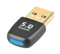 Ounfhtrttk Adaptador Bluetooth 5.4 Adaptador USB Bluetooth para PC Dongle Ratón Inalámbrico Teclado Música Receptor de Audio Transmisor USB