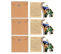 Ounfhtrttk Adorno de Elefante de la Amistad para San Valentín con Tarjeta con Historia, Adorno de Elefante de Hermandad para Tribu de Mujeres, Regalos de Amistad