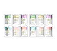 Ounfhtrttk Agujas para Máquina de Coser Universales de 6 Tamaños, Punta Regular, Aguja de Caña, Compatible con para Singer, 60 Piezas