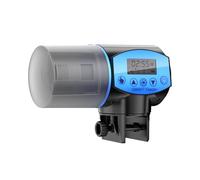 Ounfhtrttk Alimentador Automático para Peces, Dispensador de Alimentos con Pantalla Digital y Temporizador Inteligente, Herramienta Eléctrica para Peces de Tortuga.