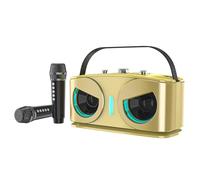 Ounfhtrttk Altavoz Bluetooth SD306plus Owl, Potente, Portátil, con Micrófonos Duales, Sonido HiFi, Ideal para Karaoke y Fiestas Al Aire Libre. C