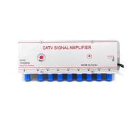 Ounfhtrttk Amplificador de Señal de TV por Cable, 220 V, 30 DB, 1030MK8, 1 Entrada, 8 Salidas, Analógico, Digital, Enchufe de la UE